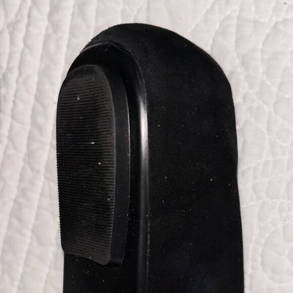 VAN ELI Black Suede Flats size 8.5M - Picture 5 of 6